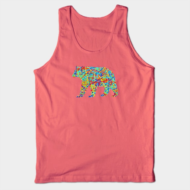 A bear as colorful as you are Tank Top by VeryBear